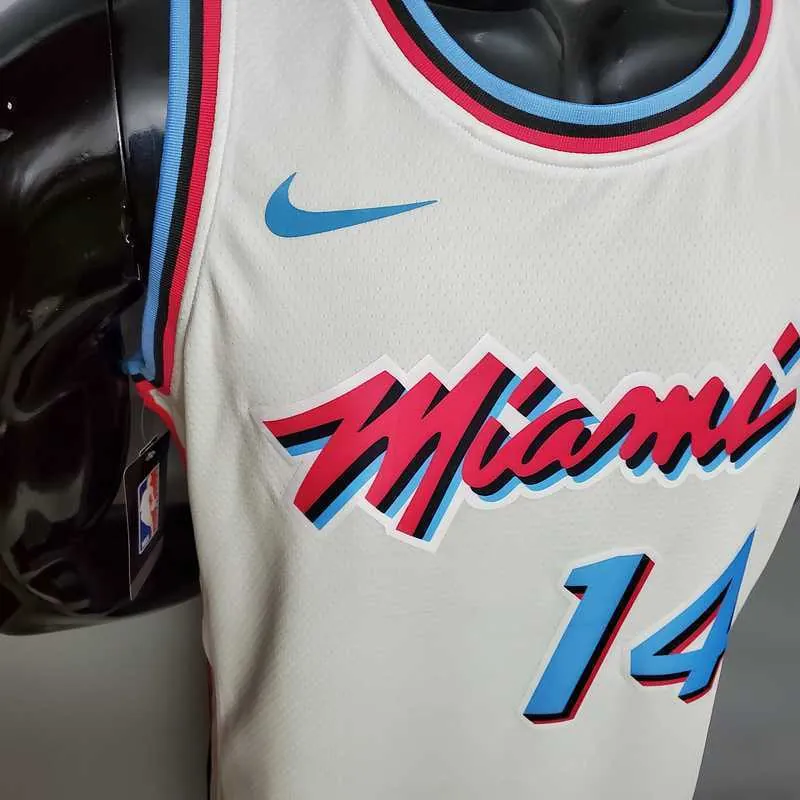 HERRO#14 Miami Heat V-neck White 6
