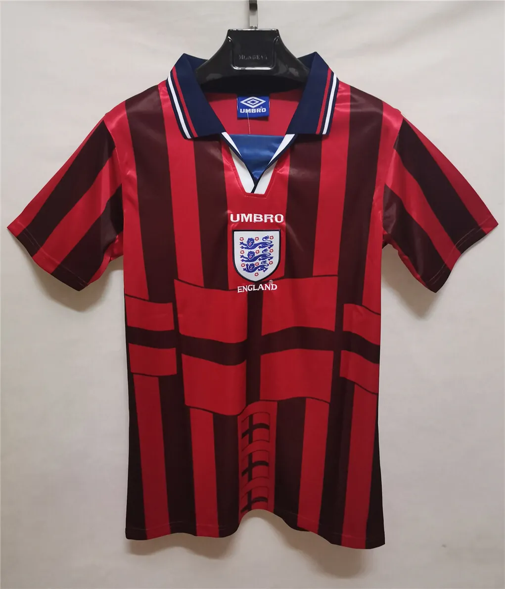 1998 England away red 2