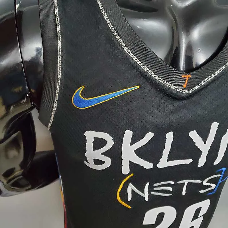 New Brooklyn Nets DINWDDIE#26 City Edition Black 9