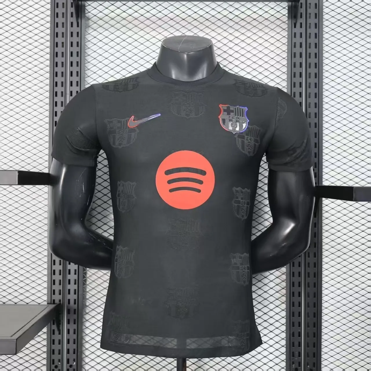25-26 Barcelona Black Special Edition Player Version Cheap Shirt AAAAJersey Dropship Yupoo 4