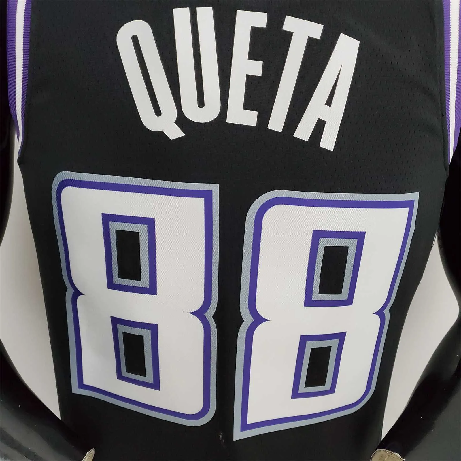 2022 Season QUETA#88 Kings City Edition Black NBA Jersey 2