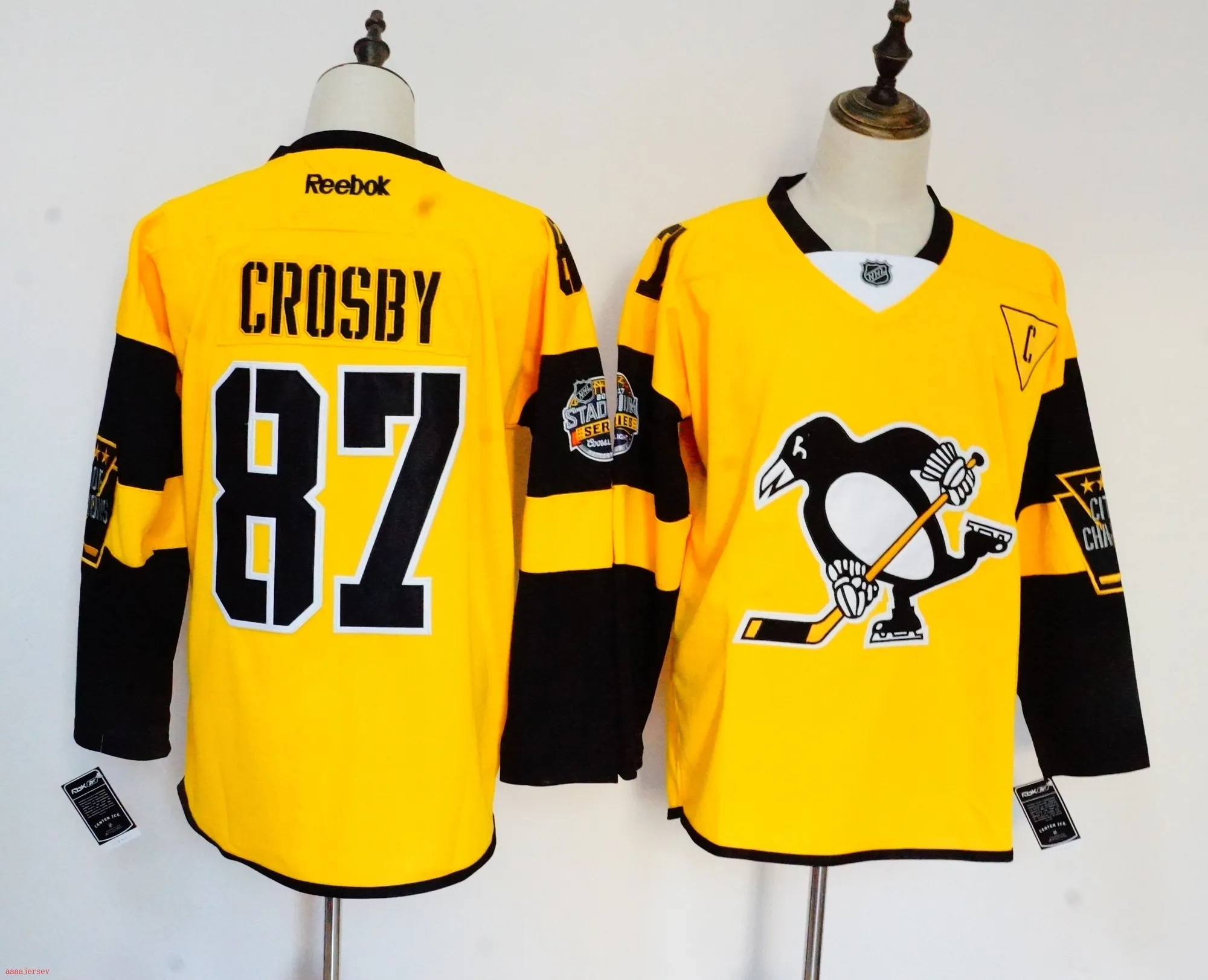 Pittsburgh Penguins ice hockey jersey M-3XL 匹兹堡企鹅冰球服 5