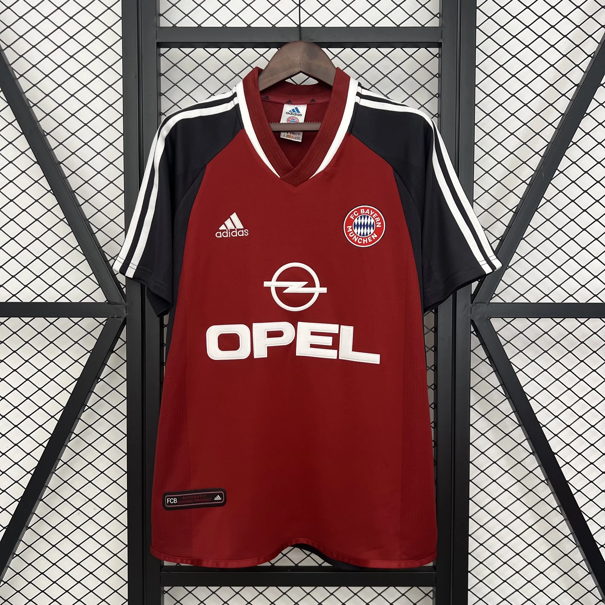 01-02 Retro Bayern Munich Home Kit Football T-Shirt AAAAJersey Dropship Yupoo 9