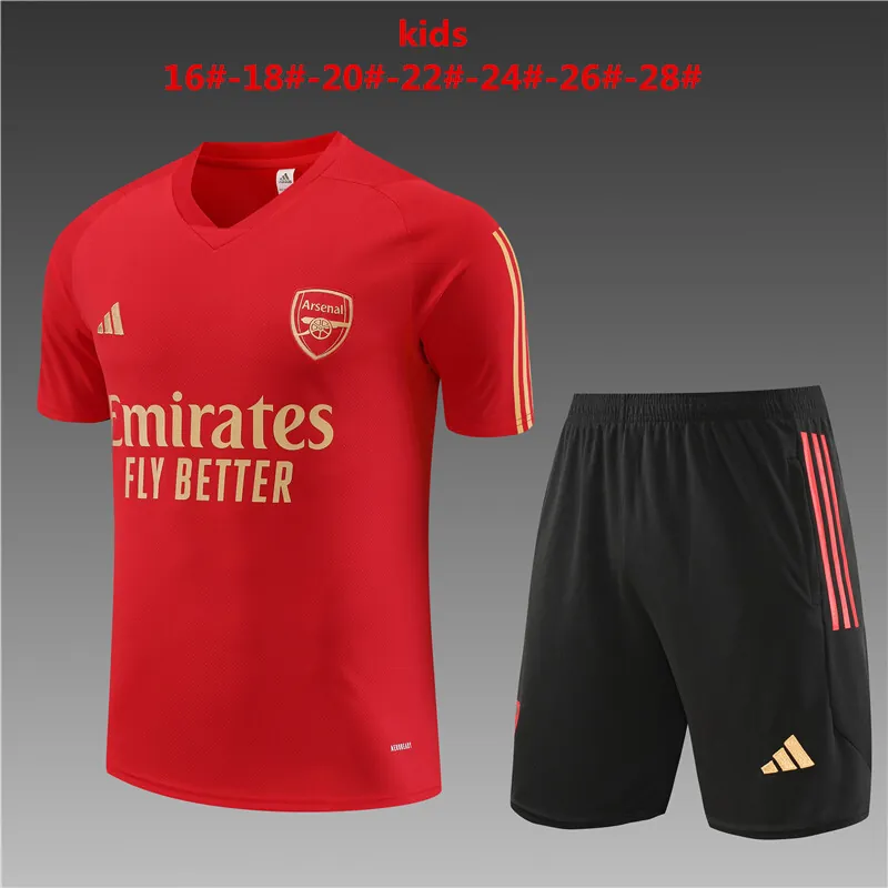23-24 Arsenal Kids Training Soccer Jerseys Yupoo 2