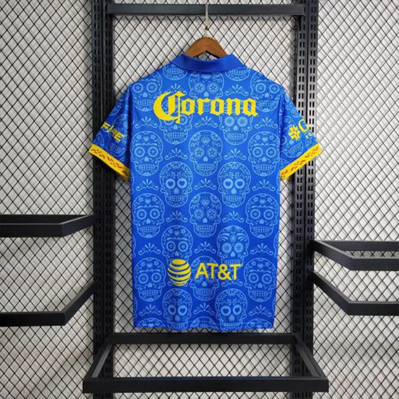 23-24 Americas Day of the Dead Special Edition Blue S-4XL Cheap Soccer Jerseys 4