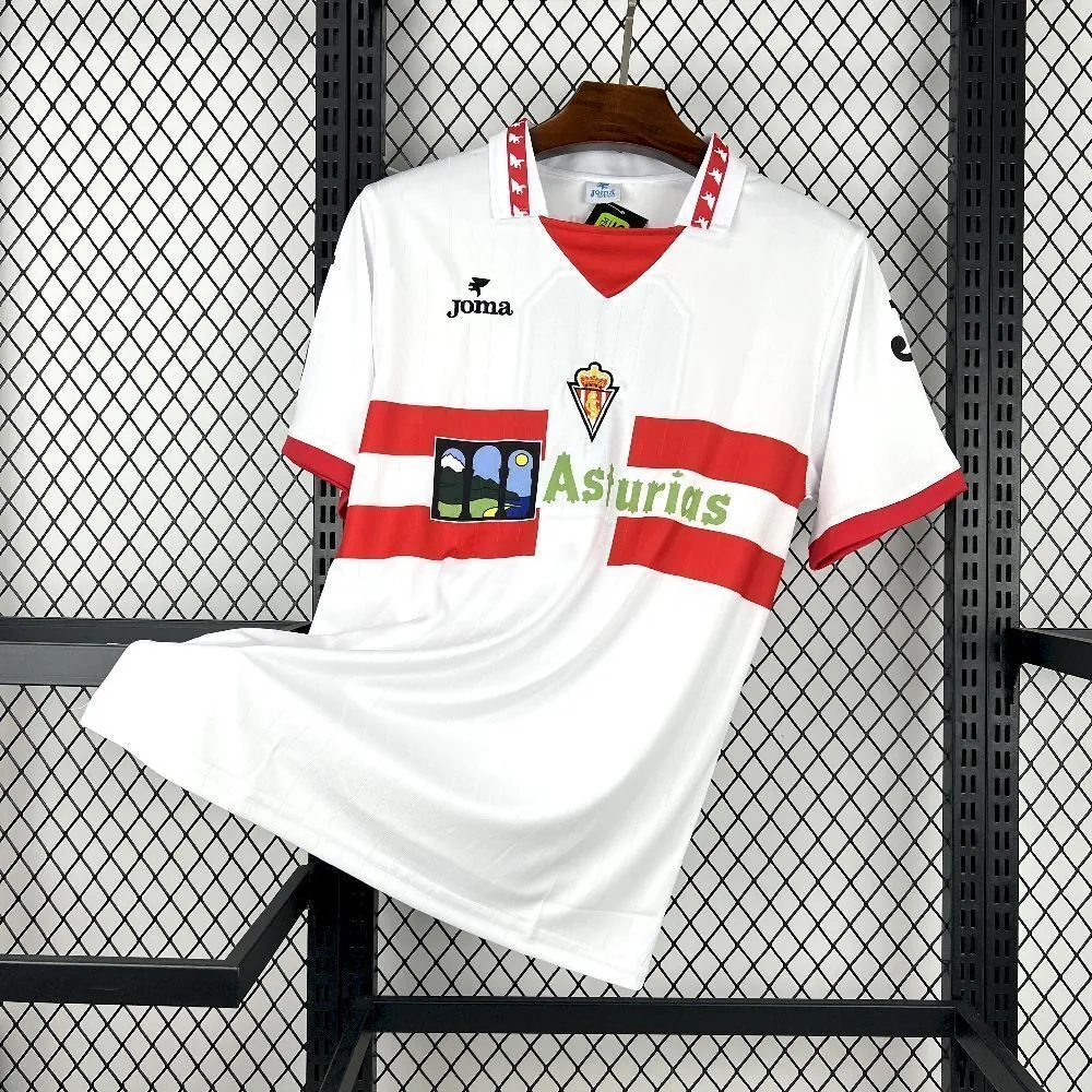 1996-97 Sporting de Gijón Away Retro Kit Vintage Shirt Football Uniforms AAAAJersey Supplier Yu 6