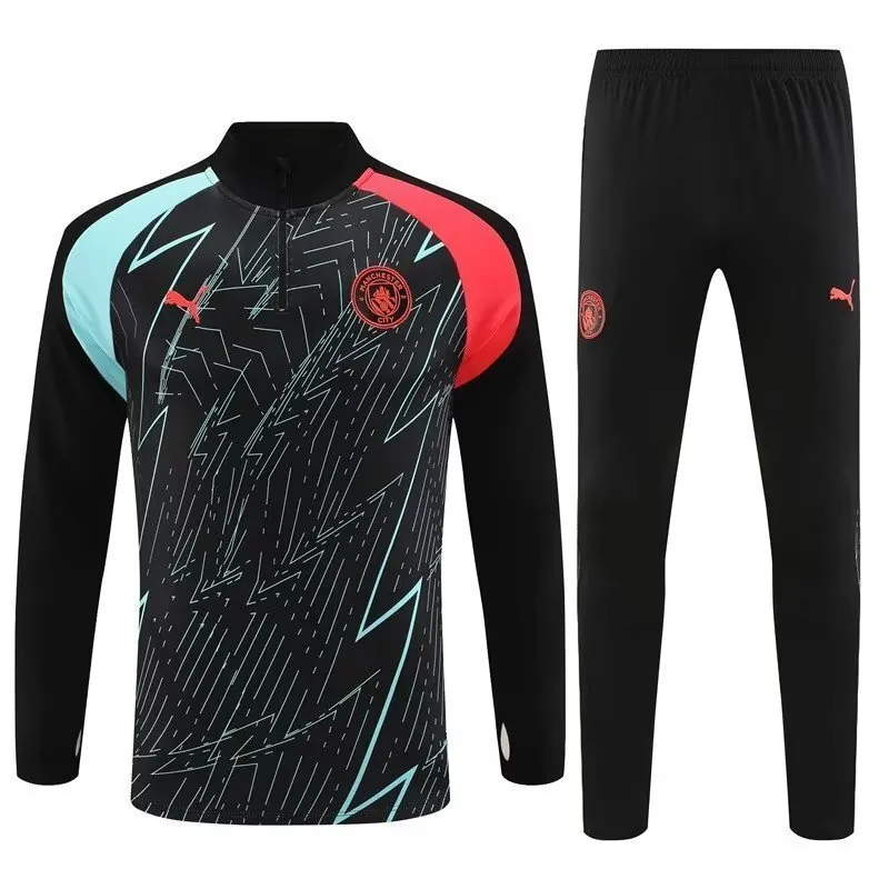 23-24 Manchester City Long Sleeve Training Suit Yupoo 3