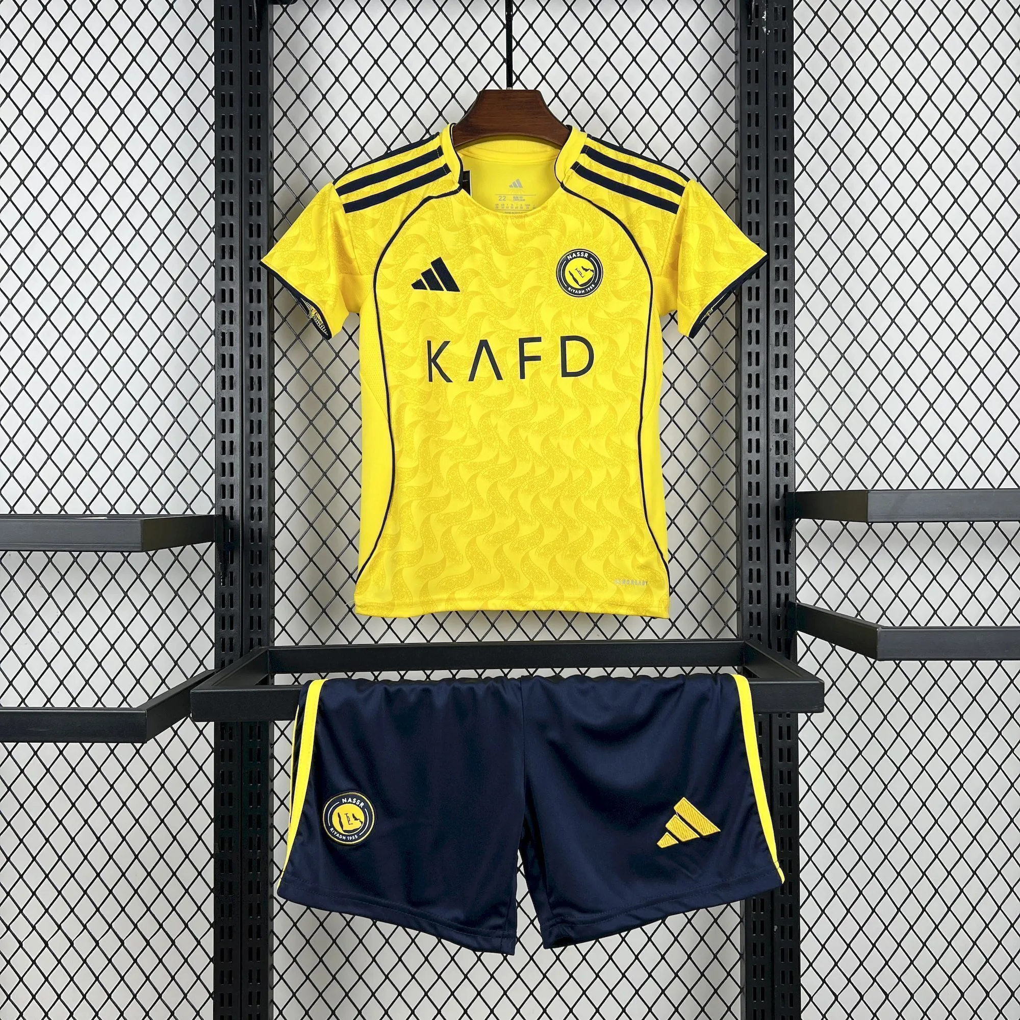 25-26 Al-Nassr Home Kid Kits Youth Apparels AAAAJersey Supply Yupoo 6