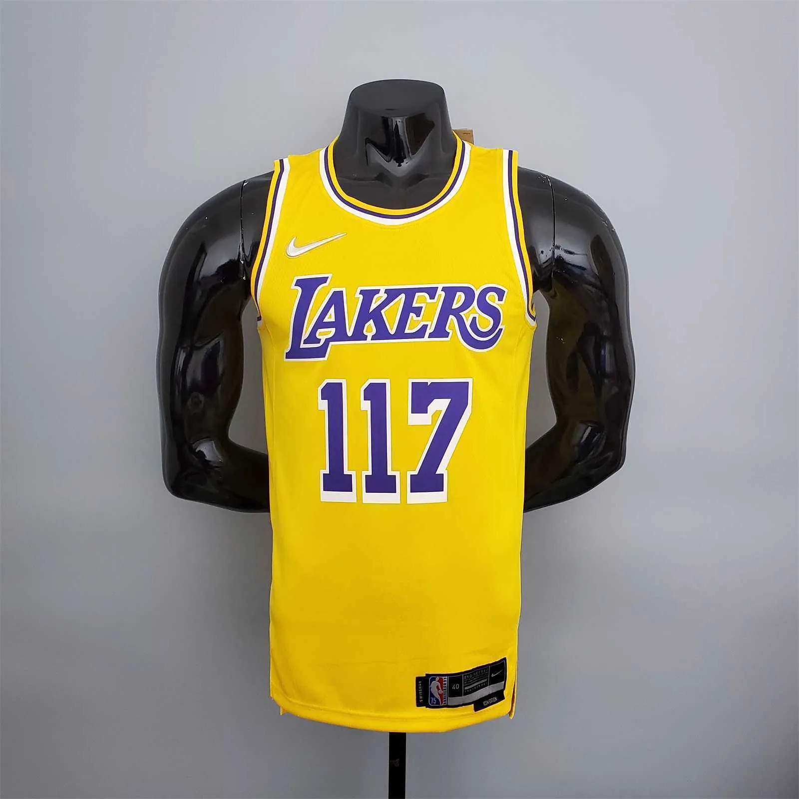 75th Anniversary master chief#117 Lakers White X-BOX Joint Yellow 9