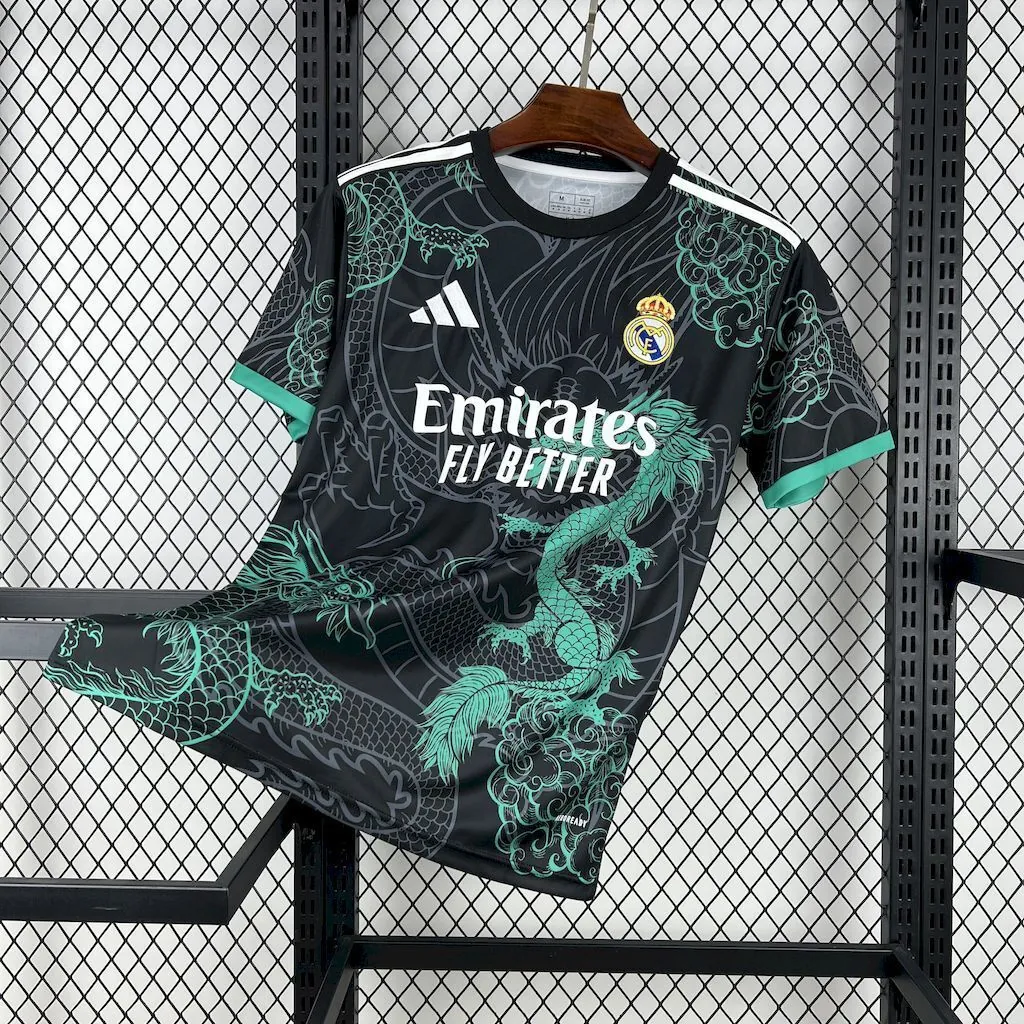 25-26 Real Madrid Green Dragon Special Edition Shirt AAAAJersey Dropship Yupoo 5