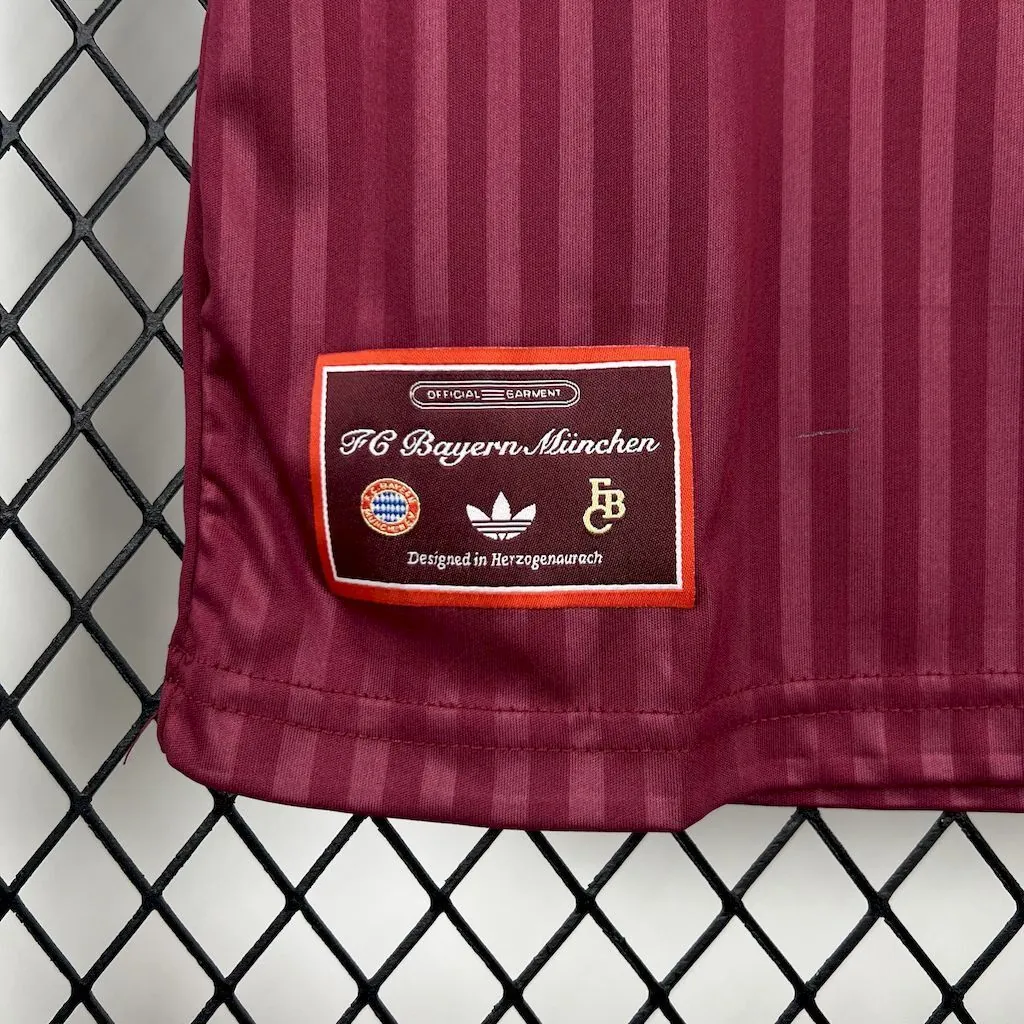 25-26 Bayern Munich Terrace Icons Kid Kits Youth Apparels AAAAJersey Wholesale Yupoo 2