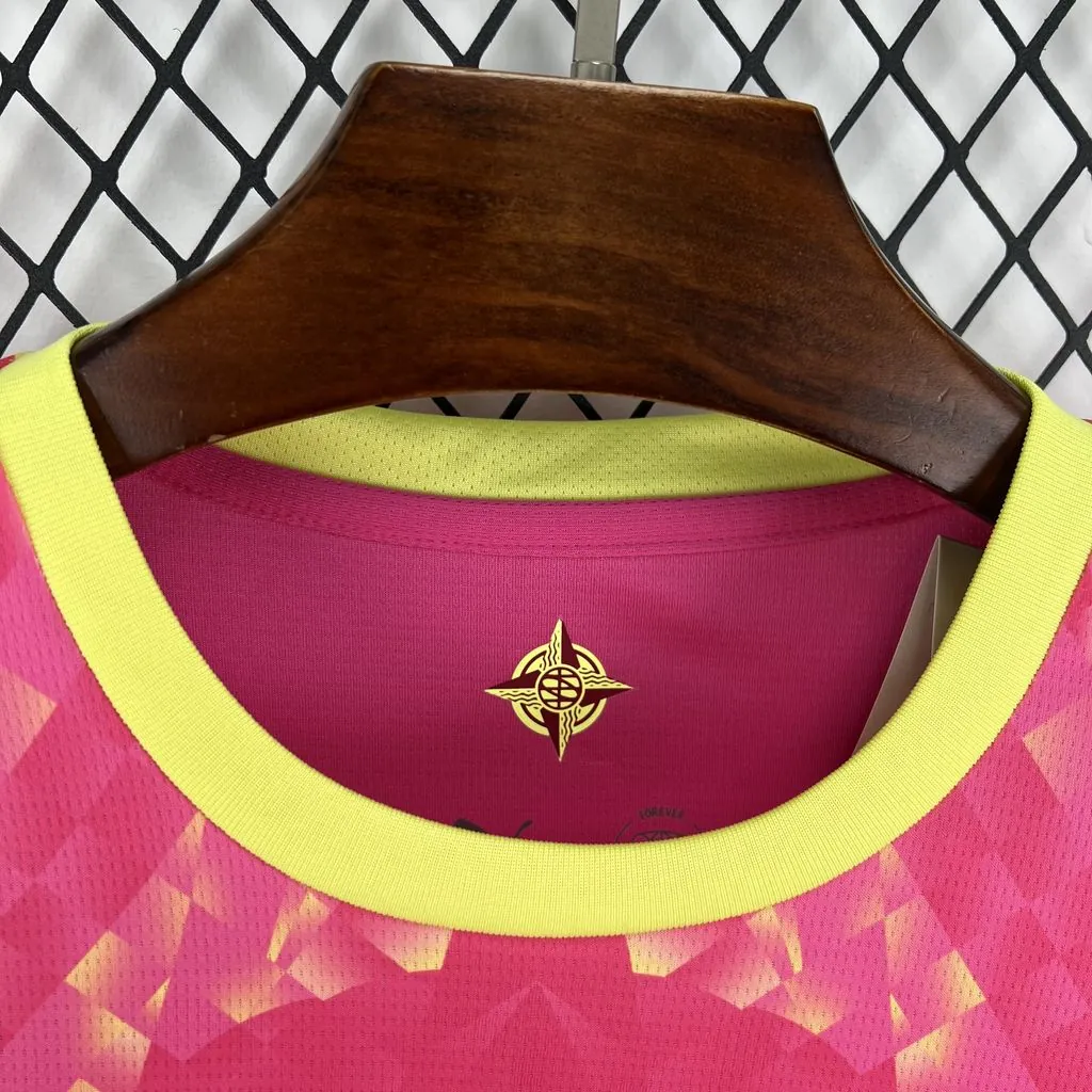 2026 Portugal Mens Goalkeeper Kit Football Pink T-Shirt AAAAJersey Supply Yupoo 7 4