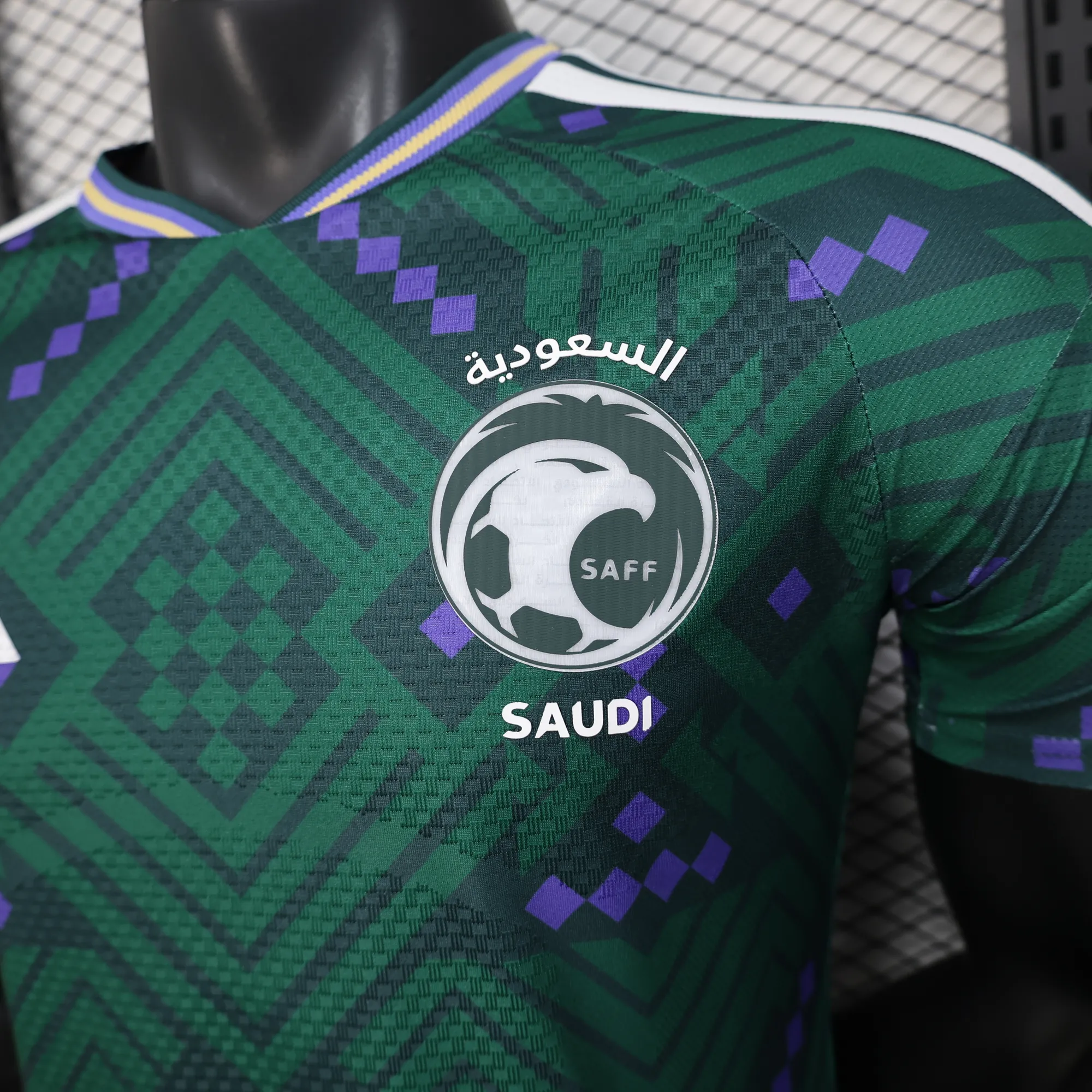 2026 World Cup Saudi Arabia Home Kit Football Player Version T-Shirt AAAAJersey Supply Yupoo 1