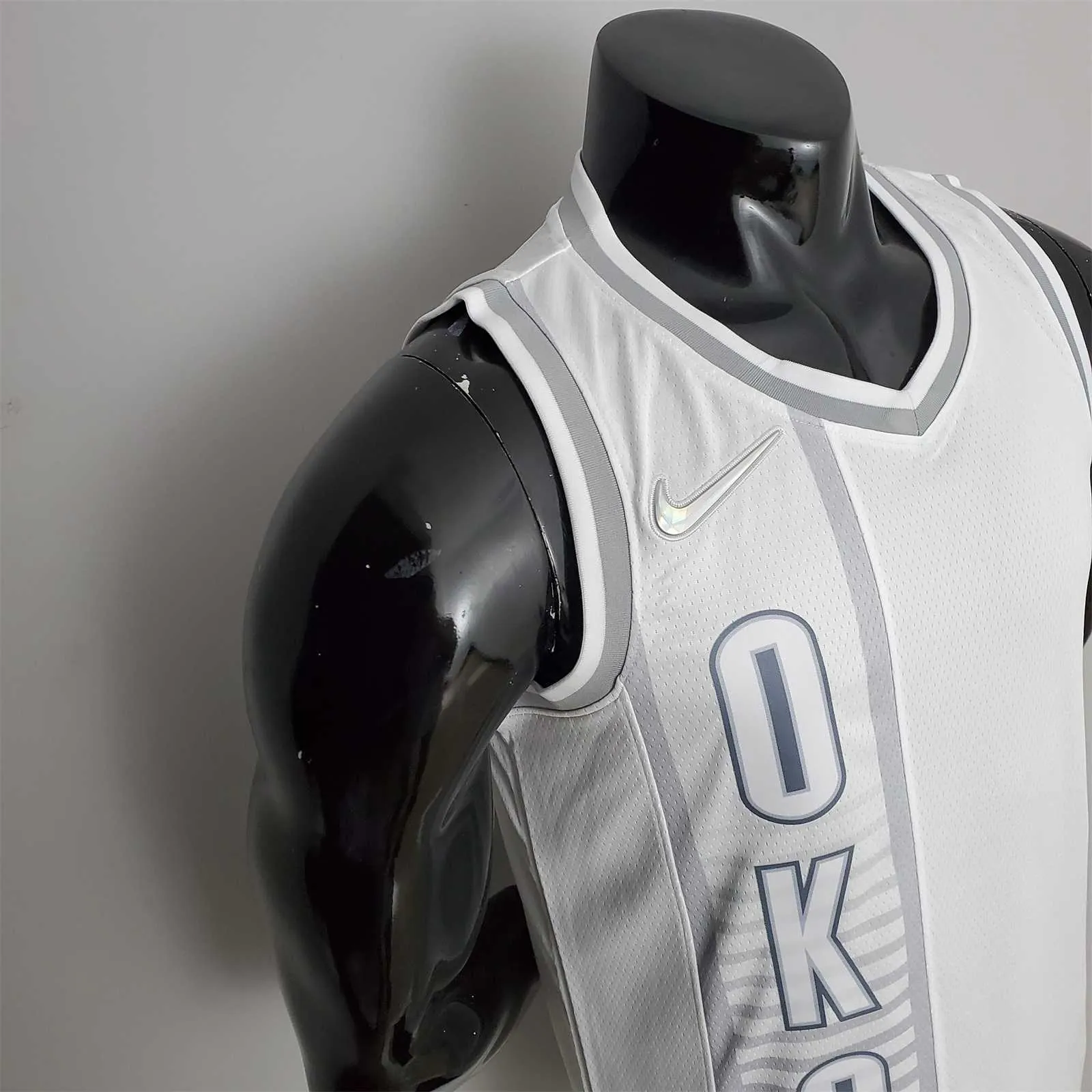 75th Anniversary 2202 Season Oklahoma City Thunder WESTBROOK#0 City Edition White NBA Jersey 6