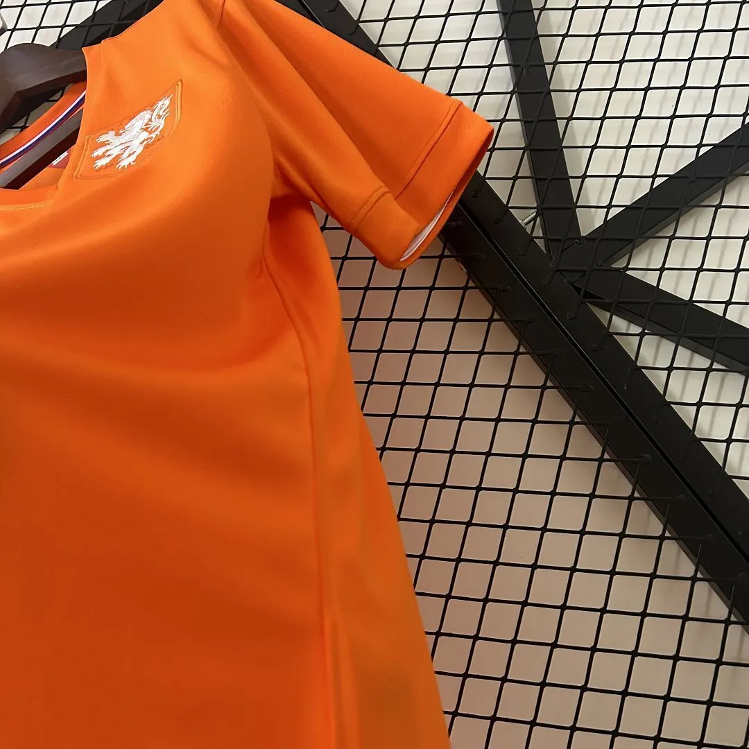 2014 Netherlands Home Retro Kit Vintage Shirt AAAAJersey Dropship Yupoo 6