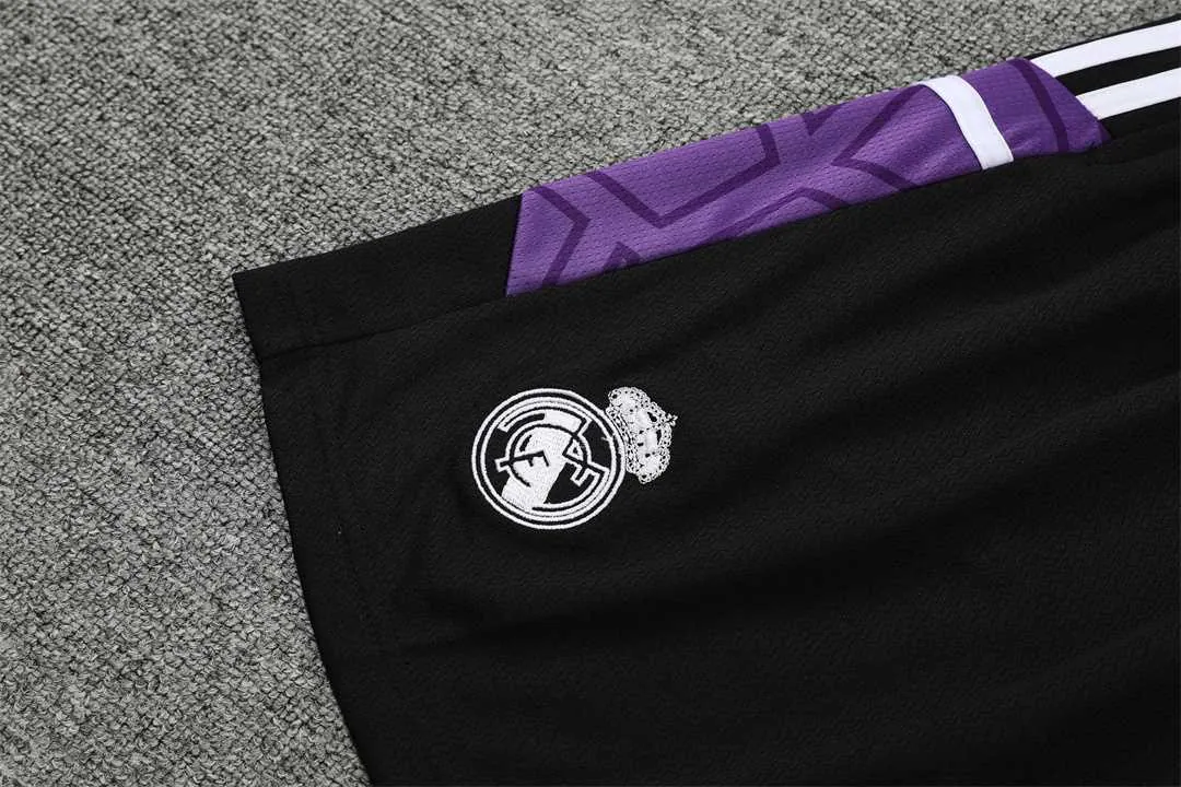 22-23 Real Madrid training suit kit Black 7