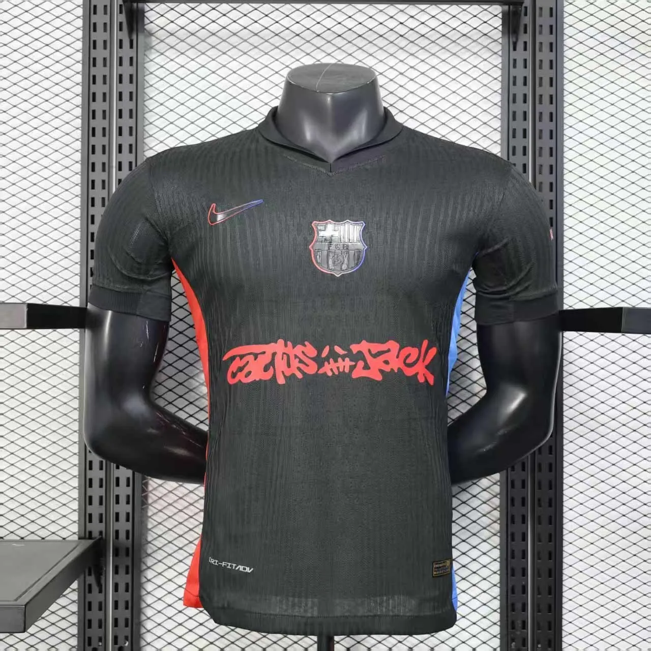 24-25 Barcelona x Travis Scott Away Kit Player Version Shirt AAAAJersey Yupoo 2