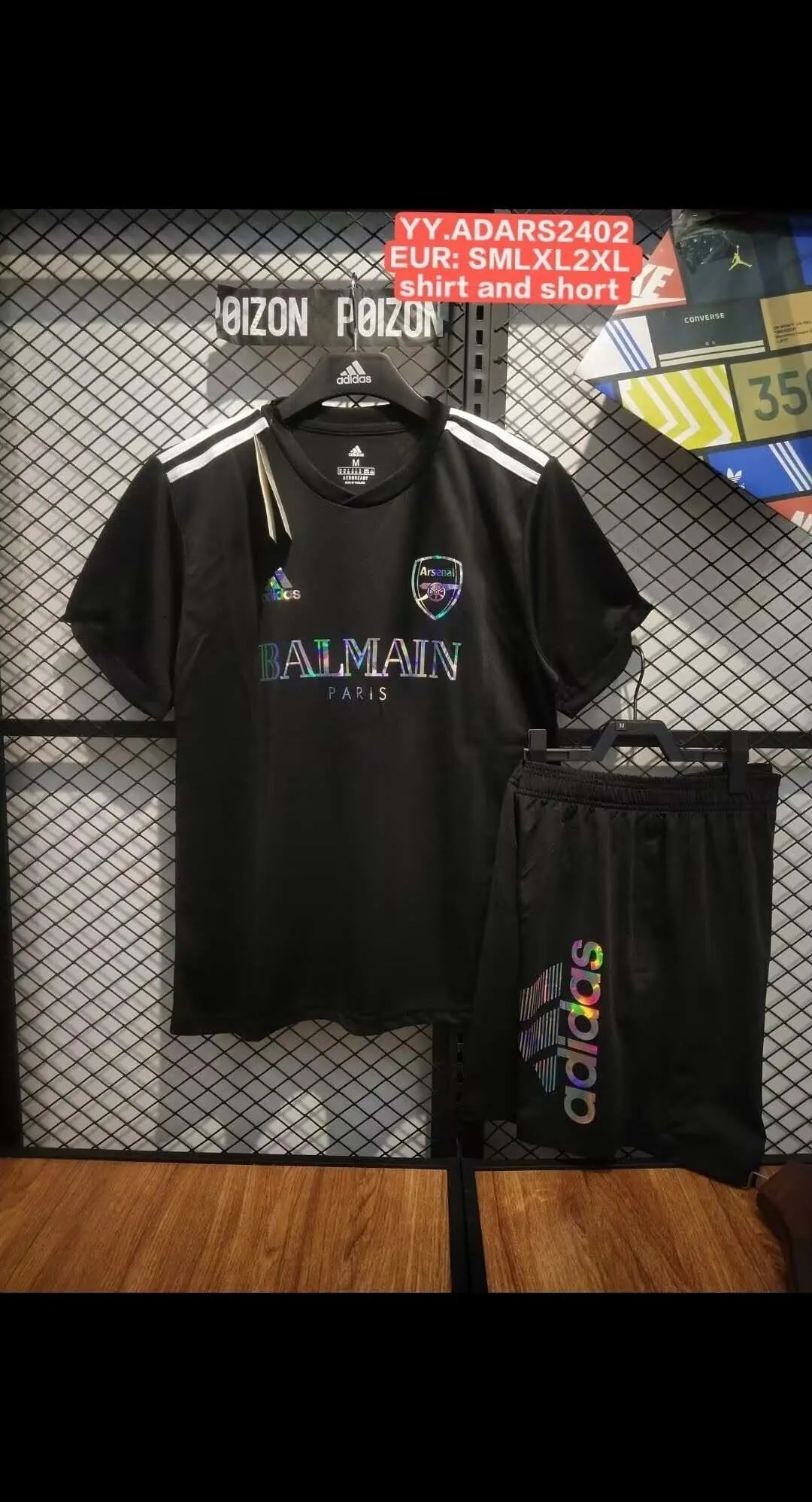 24-25 Arsenal Joint Edition Black Kit Jersey Supplier Yupoo 6