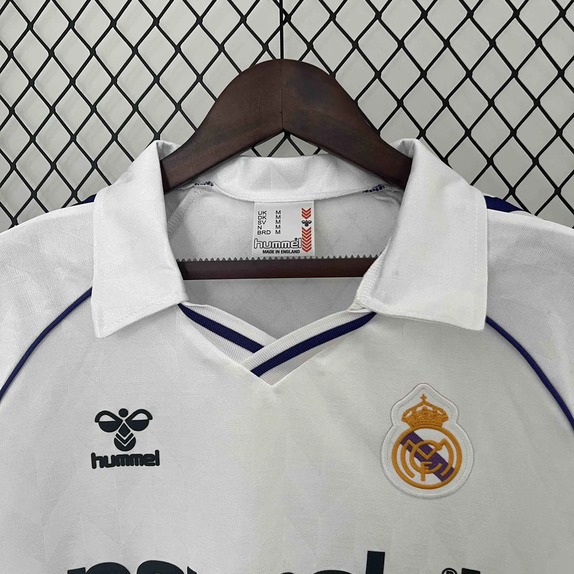 88-89 Real Madrid Home Retro Kit Vintage Shirt AAAAJersey Wholesale Yupoo 3