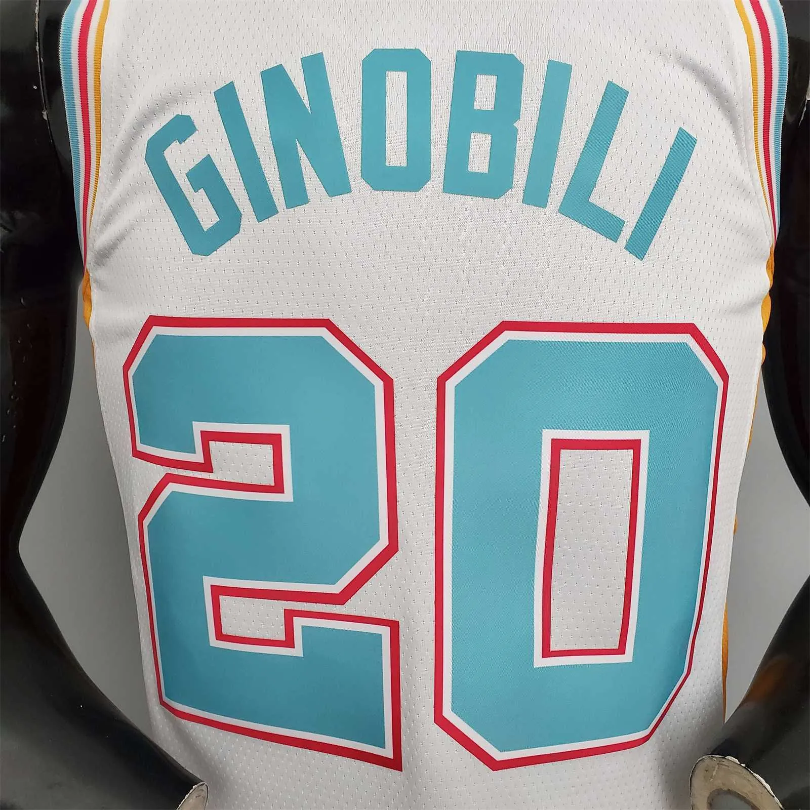 2022 season Ginobili #20 Spurs City Edition White 3