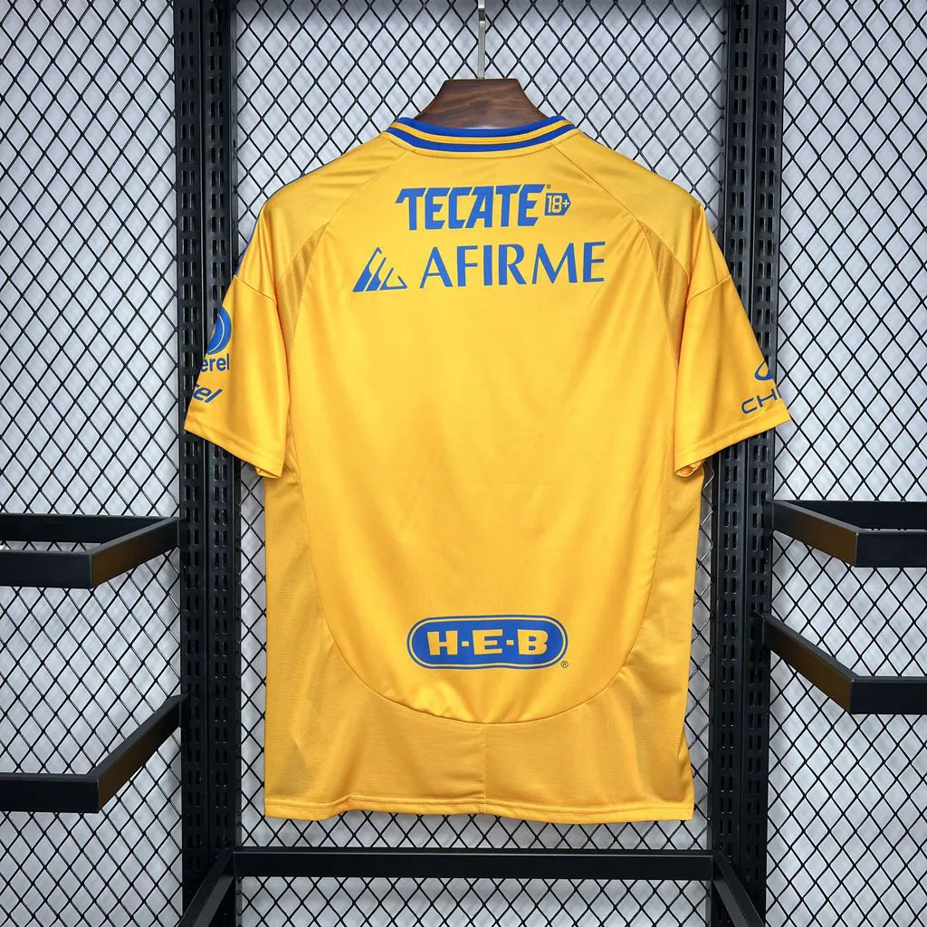 24-25 Tigres UANL Home Kit Soccer Apparels Sport AAAAJersey Yupoo 1