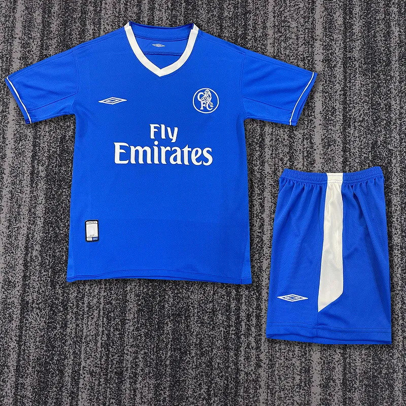 2003 Chelsea Home Retro Kid Kits Youth Apparels AAAAJersey Supplier Yupoo 12