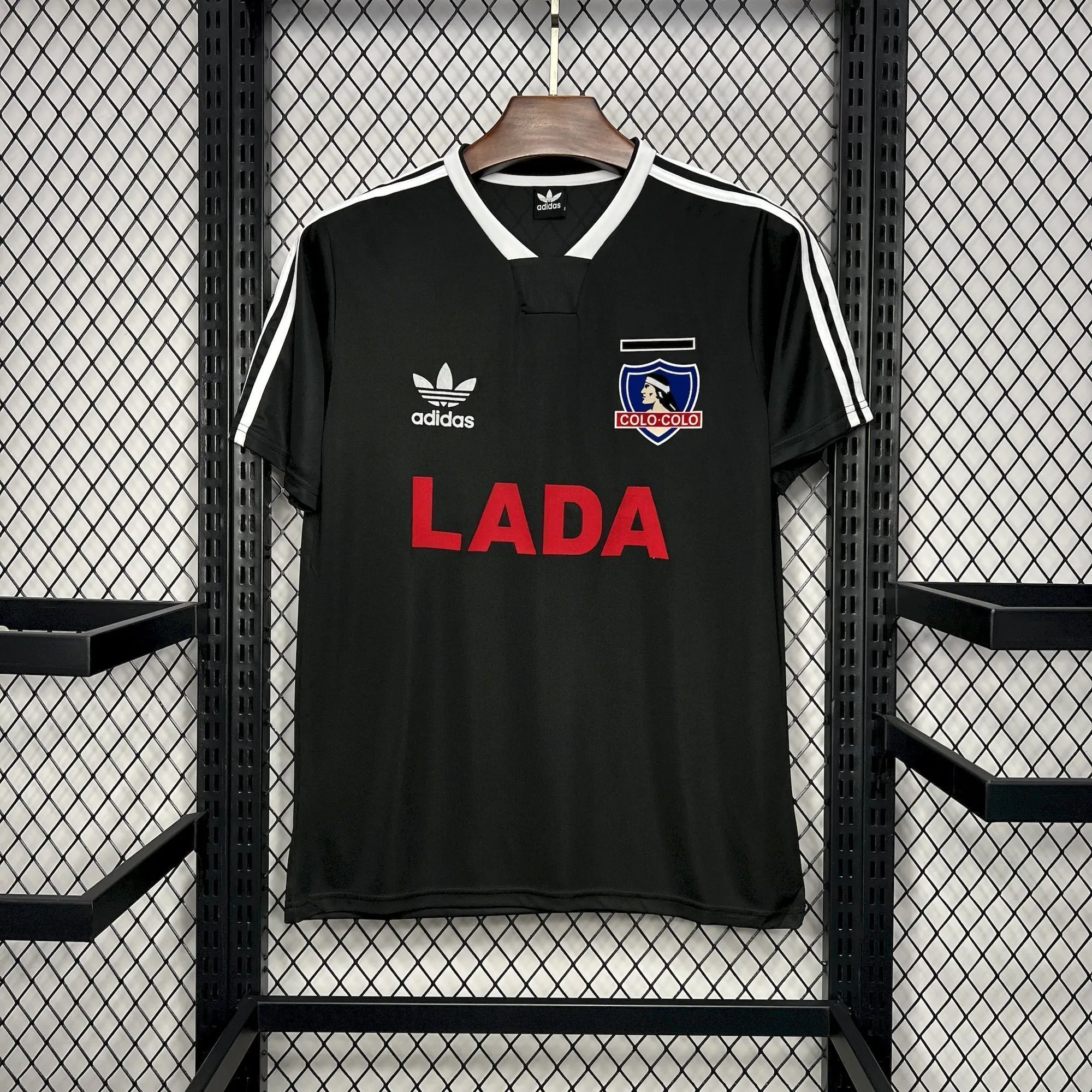 1991 Colo Colo Away Retro Kit Vintage black Shirt Football AAAAJersey Supply Yupoo 1