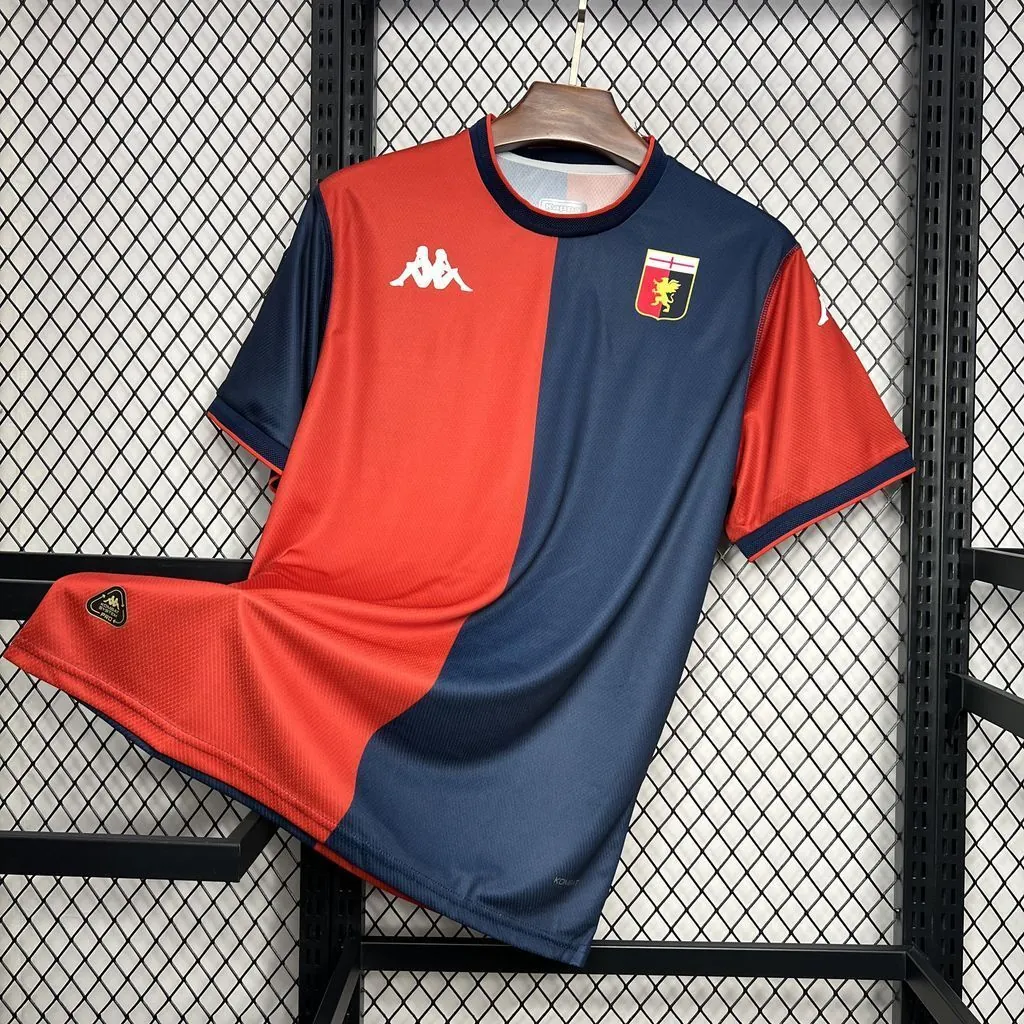 24-25 Genoa CFC Home Shirt Football Uniforms AAAAJersey Supplier Yupoo 6
