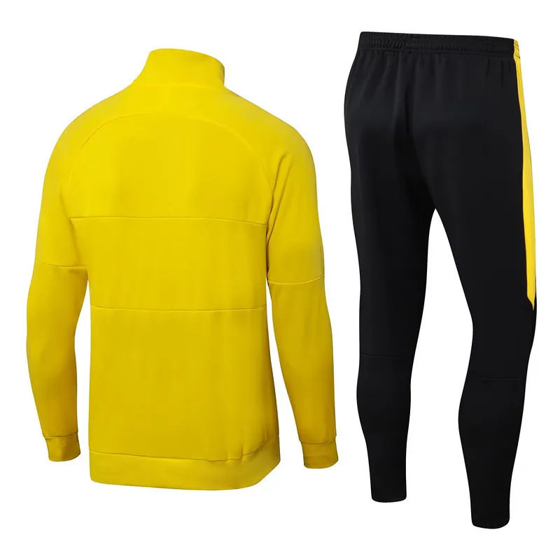 25-26 Brazil Yellow Football Tracksuit Long Jacket Suits 2