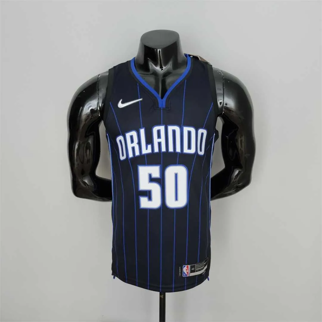 75th Anniversary Anthony#50 Orlando Magic Black NBA Jersey 11