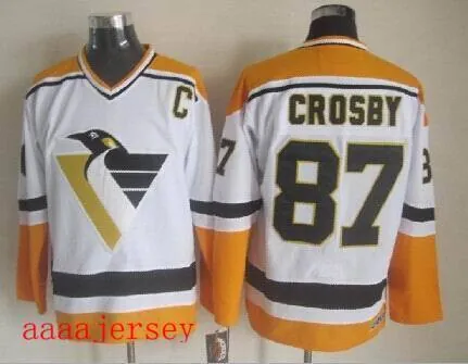 Pittsburgh Penguins retro ice hockey jersey M-3XL 匹兹堡企鹅队复古冰球服 2