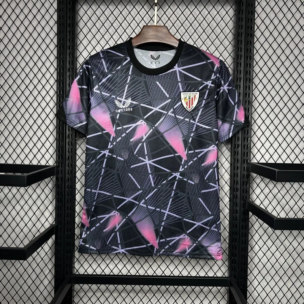 24-25 Athletic Bilbao Pre-Match Kit Soccer Uniforms Soccer AAAAJersey Yupoo 5