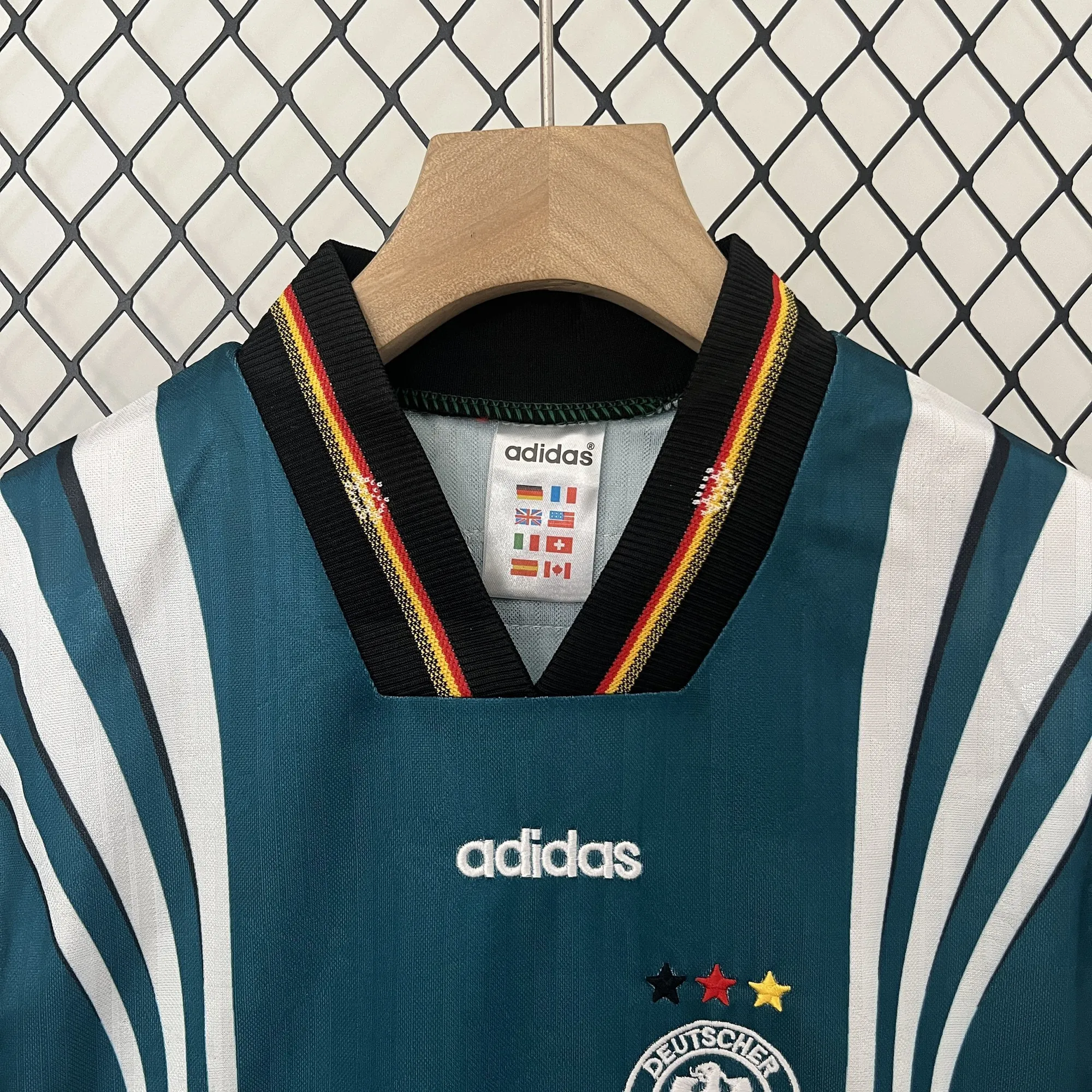 1996 Germany Away Retro Kids Kits Euro Cup Shirt Cheap Jerseys Yupoo 9