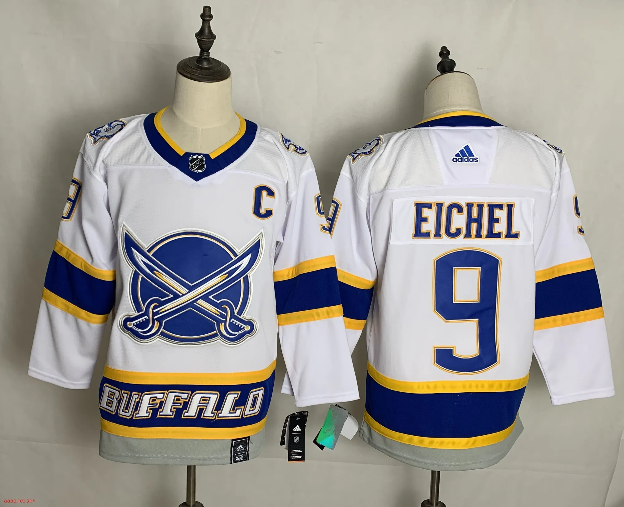 Buffalo Sabres ice hockey jersey M-3XL 水牛城军刀队冰球服-1 3