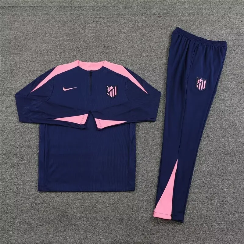 24-25 Atletico Madrid Long Sleeve Training Suit Football Shirts 1