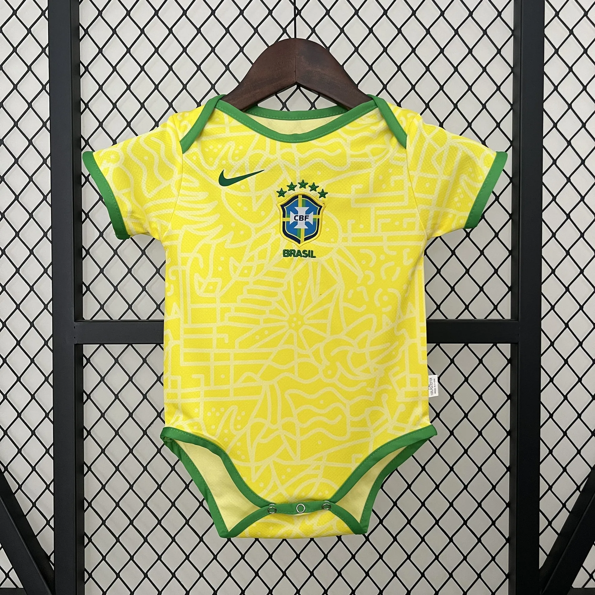 2024 Brazil Home Baby Uniform Best Wholesale Yupoo 6