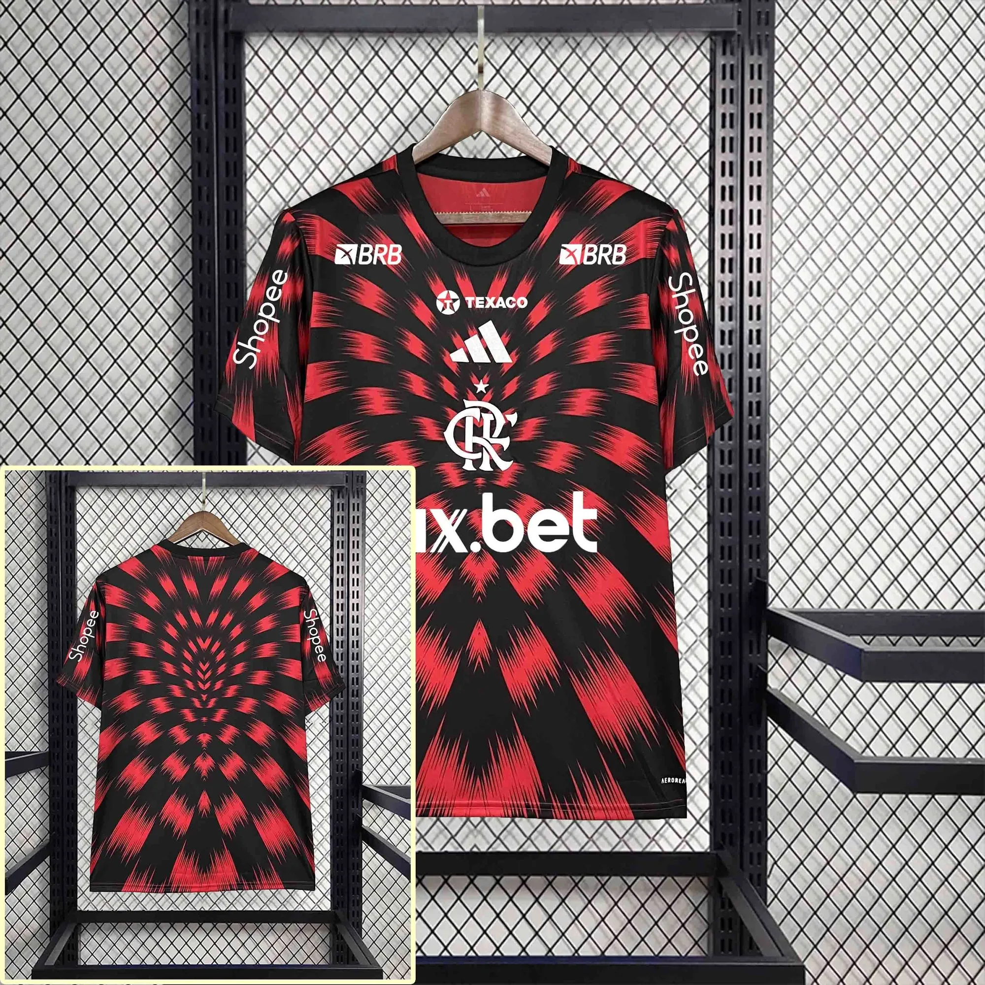 25-26 All Sponsor Flamengo Training Kit Soccer AAAAJersey Yupoo S-2XL-1 1