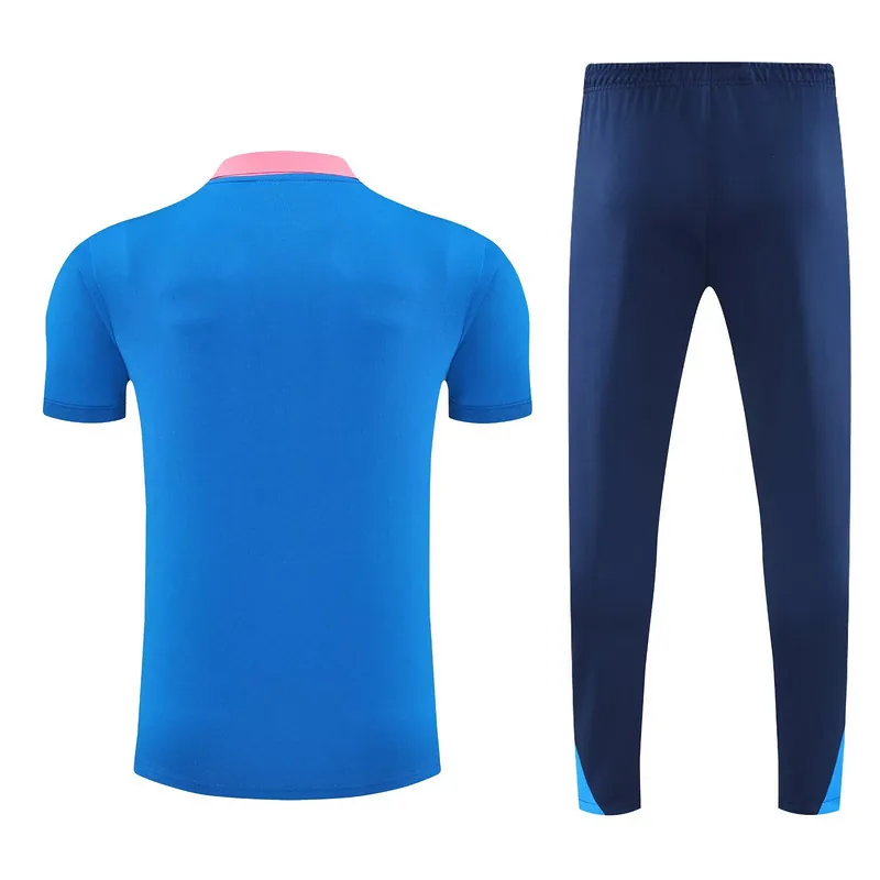 25-26 Atletico Madrid Blue POLO Training Kits Football Tracksuits 2