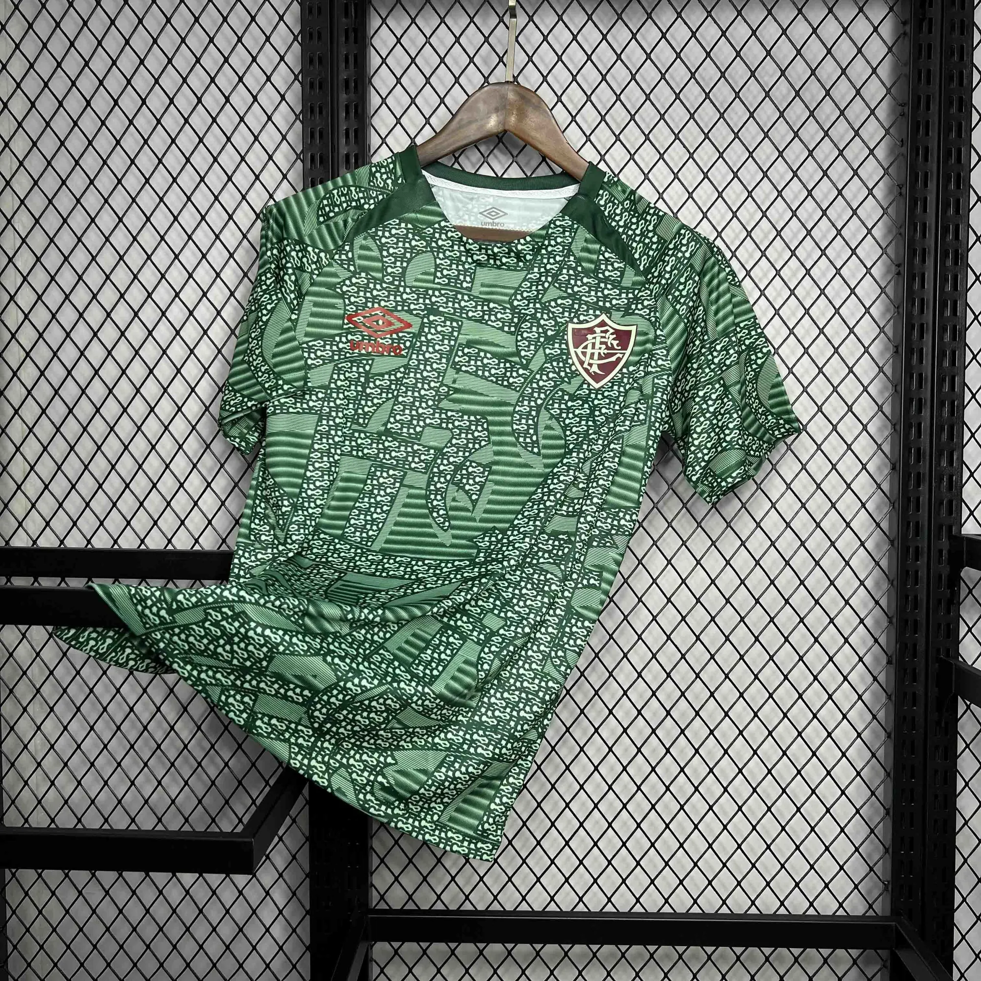 24-25 Fluminense Training Green Kit Soccer Uniform AAAAJersey Dropshiping Yupoo 4