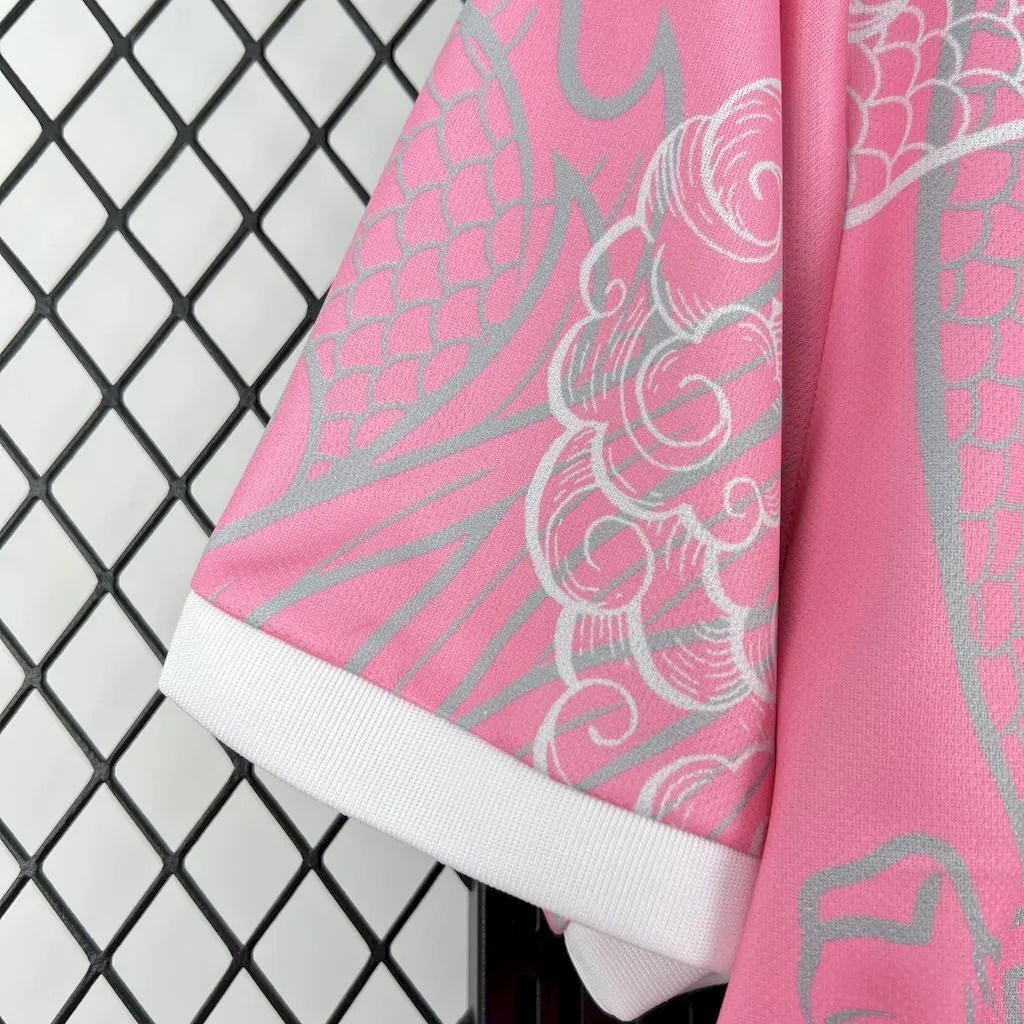 25-26 Real Madrid Pink Dragon Special Edition Shirt AAAAJersey Dropship Yupoo 2