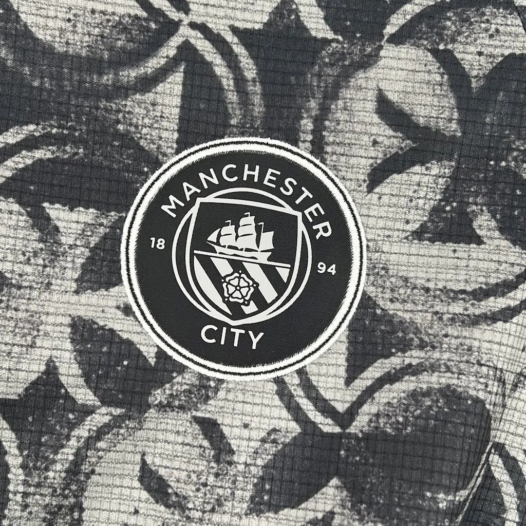 25-26 Manchester City Grey Training Shirt Football Uniform AAAAJersey Supply Yupoo 1