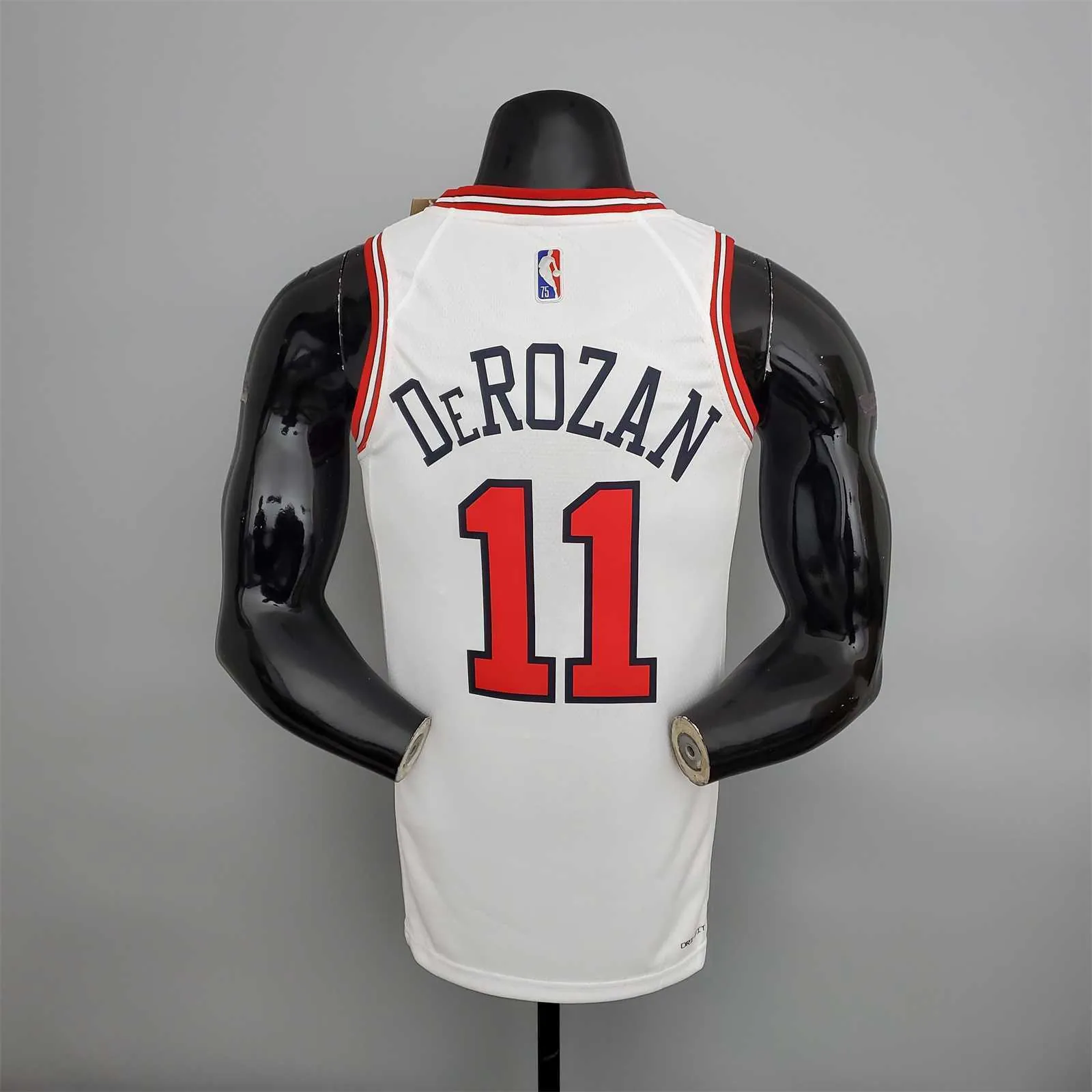 75th Anniversary DeRozan #11 Bulls White 1