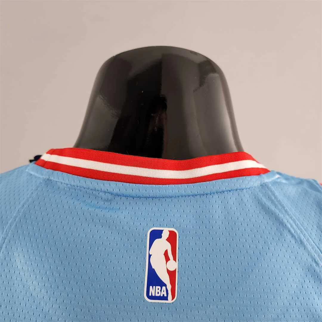 Chicago Bulls BALL#2 Blue NBA Jersey 6