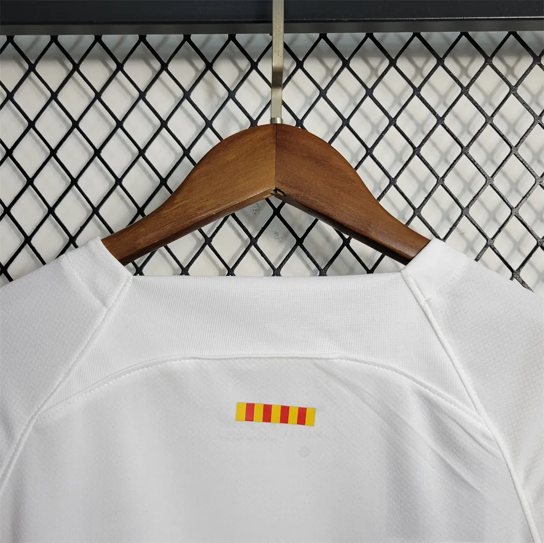 23-24 Barcelona away kids kit 2
