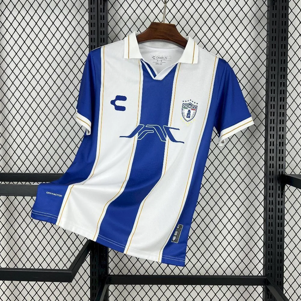 25-26 Pachuca Home Kit Soccer T-Shirt AAAAJersey Supply Yupoo 7