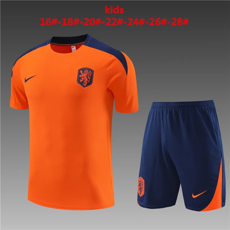 23-24 Netherlands Kids Training Soccer Jerseys Yupoo 1