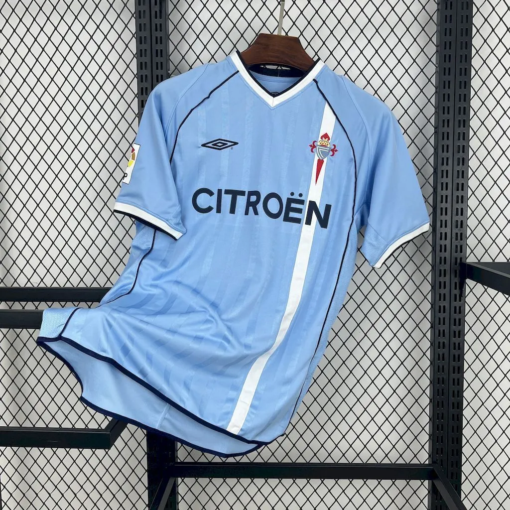 01-02 Celta de Vigo Home Retro Kit Vintage Shirt AAAAJersey Wholesale Yupoo 5