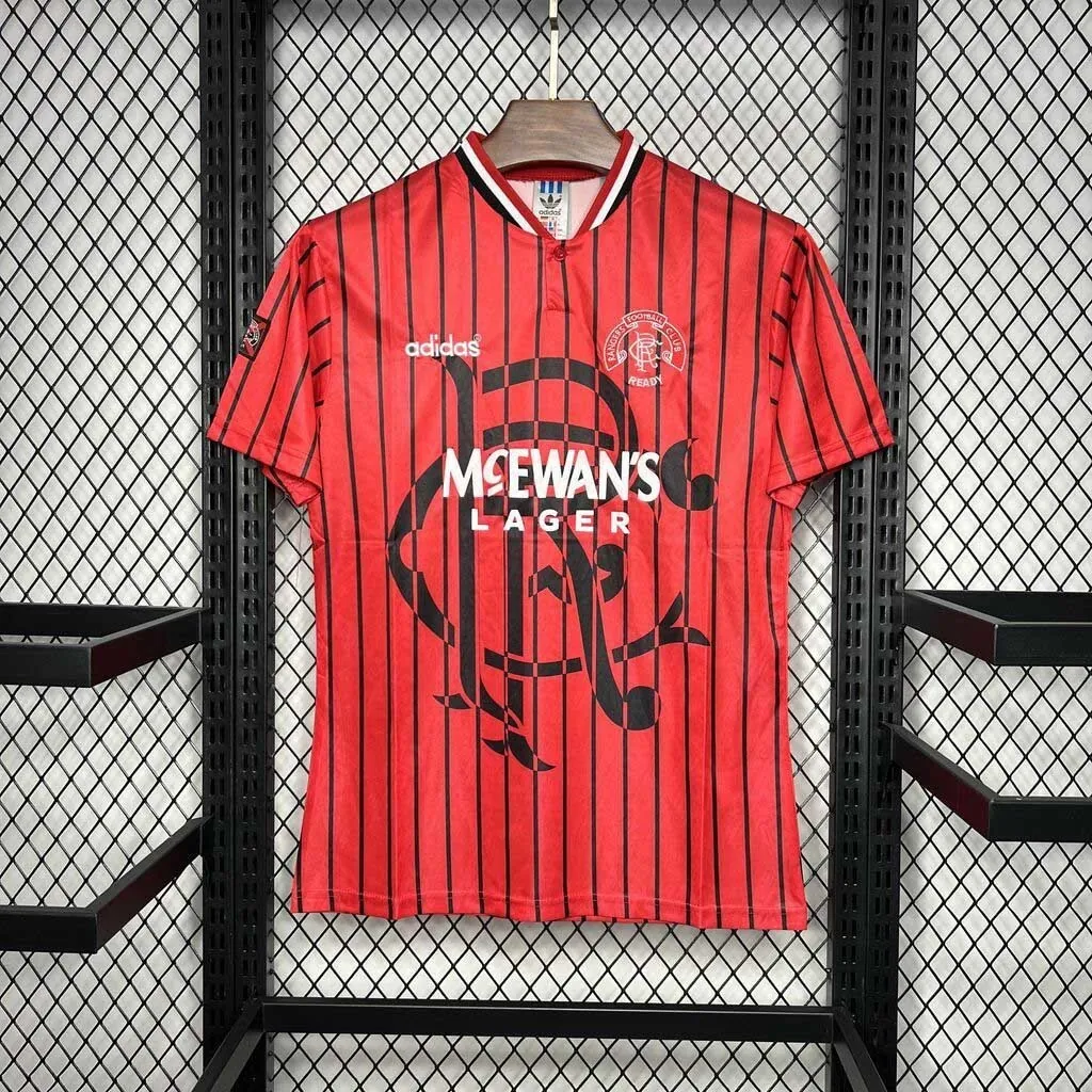 94-95 Rangers Away Retro Kit Vintage Shirt Sport AAAAJersey Yupoo 6