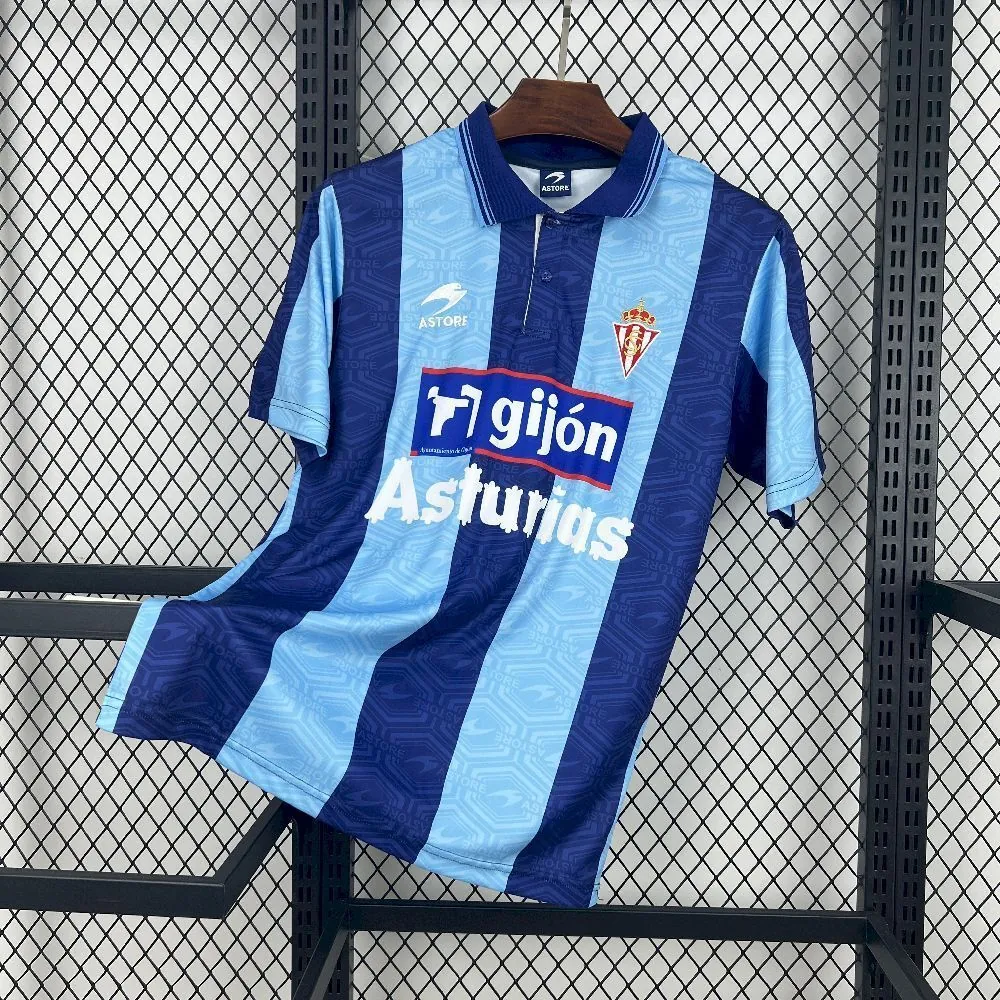 02-03 Sporting de Gijón Third Away Retro Kit Vintage Shirt AAAAJersey Supply Yupoo 6
