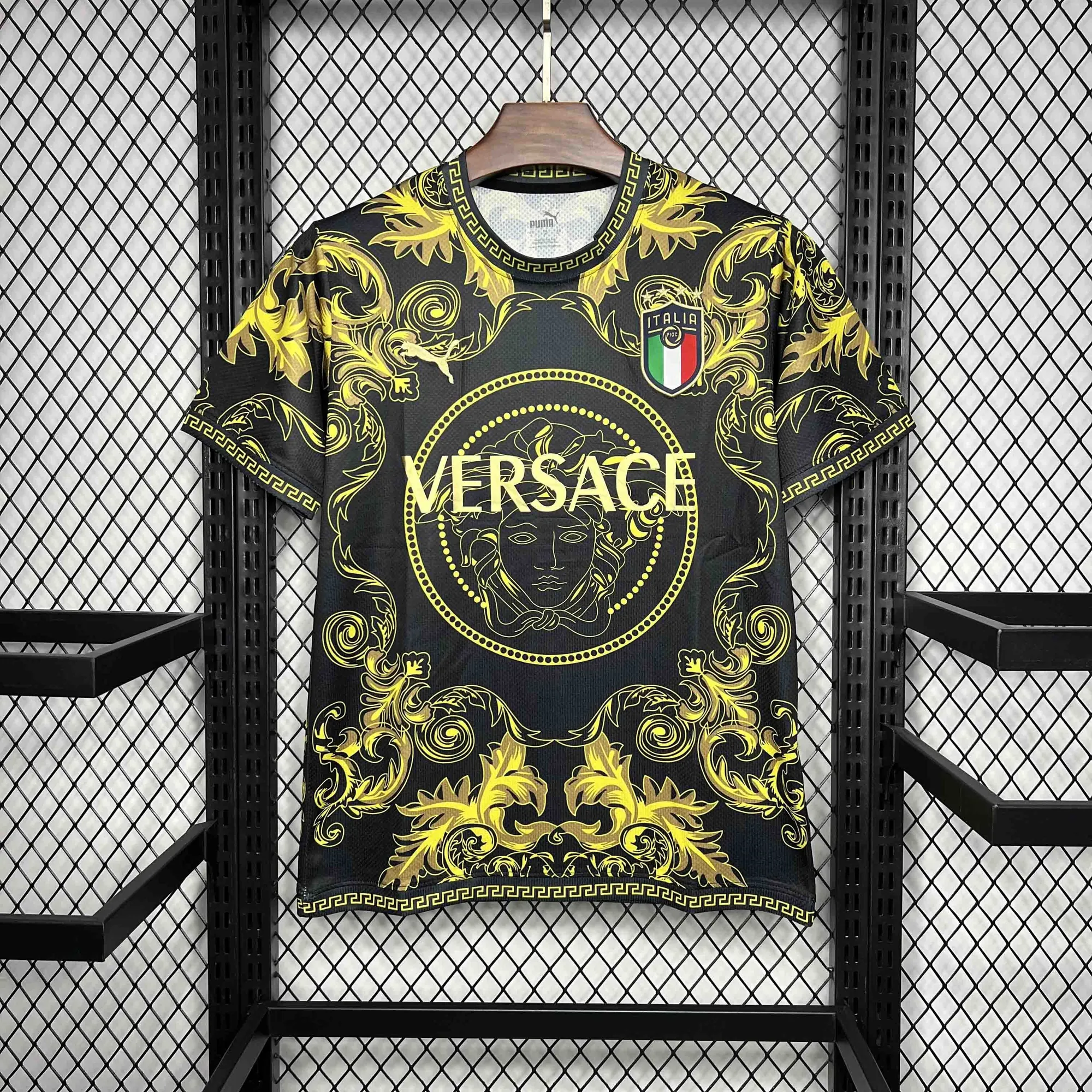 2022 Italy X Versace Black Gold Special Edition Kit AAAAJersey Supplier Yupoo 6